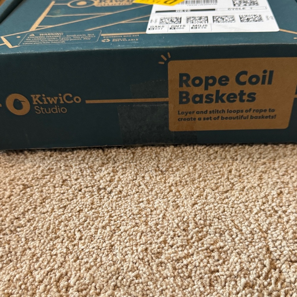 KiwiCo Rope Coil Baskets Learning Toy